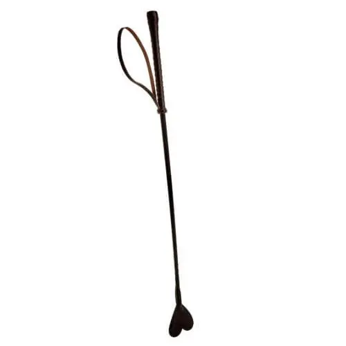 BOUND Nubuck Leather Heart-Shaped Crop - Image 2