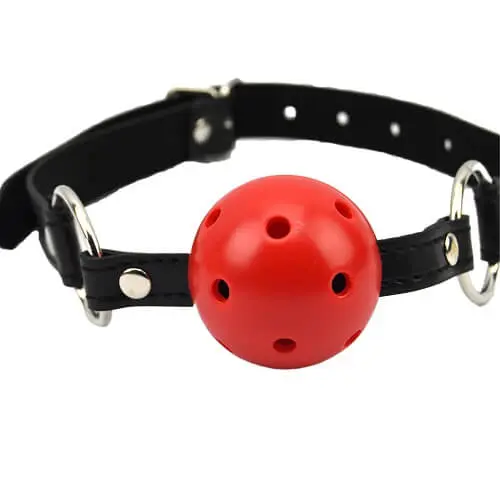 Bound to Please Breathable Ball Gag Red - Image 3