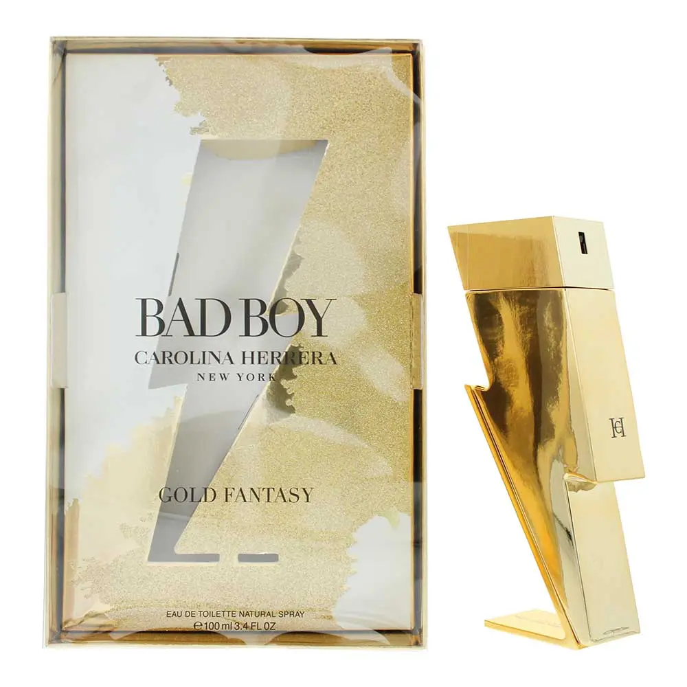 Carolina Herrera Bad Boy Gold Fantasy Eau de Toilette 100ml - Image 2