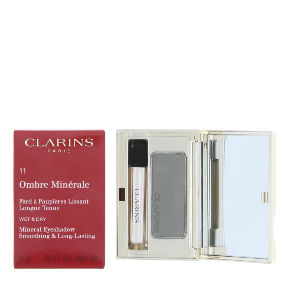 Clarins Ombre Minérale Smoothing Long-Lasting 11 Silver Green Cosmetics 2g