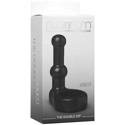 Doc Johnson Platinum The Double Dip-Black - Image 2
