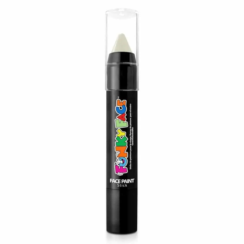 Funky Face by PaintGlow Face Paint Stick - White
