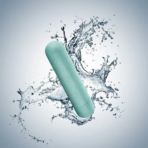 Gaia Biodegradable Eco Bullet Vibrator Blue - Image 4