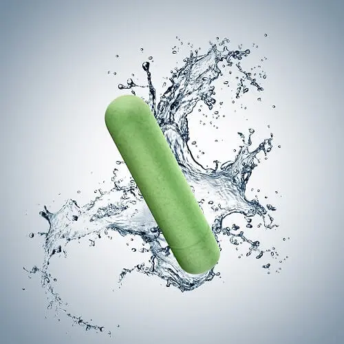 Gaia Biodegradable Eco Bullet Vibrator Green - Image 4