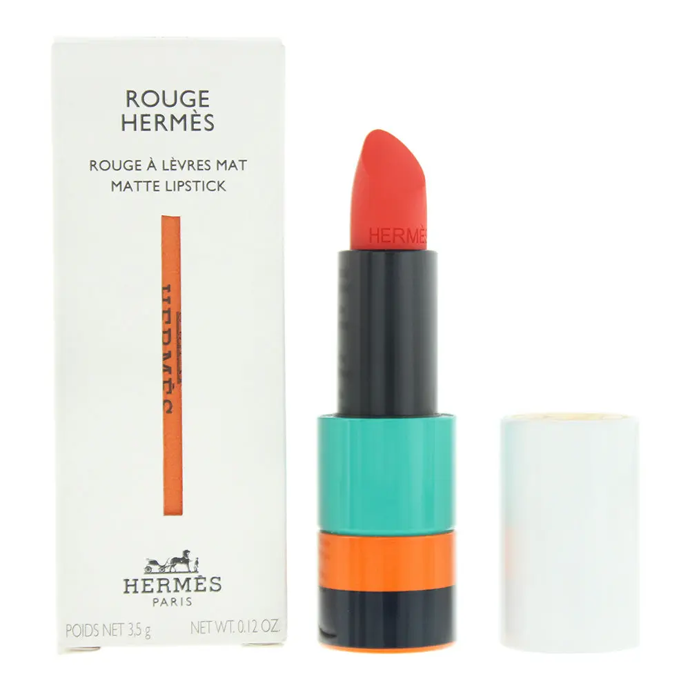 Hermès Paris Matte Lipstick 44 Mat Orange Neon Lipstick 3.5g