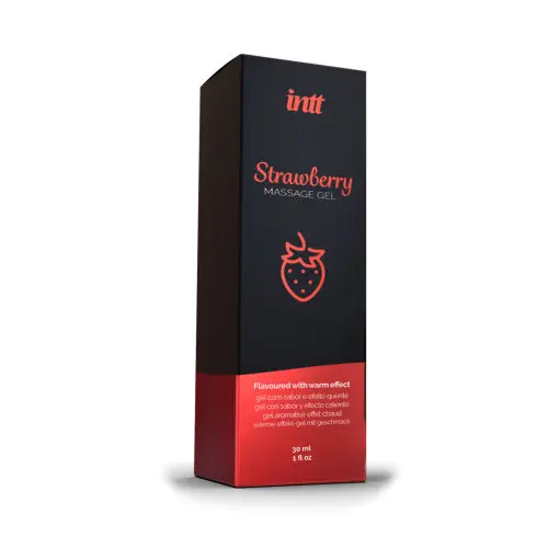 Intt Massage Gel Strawberry Flavour - Image 3