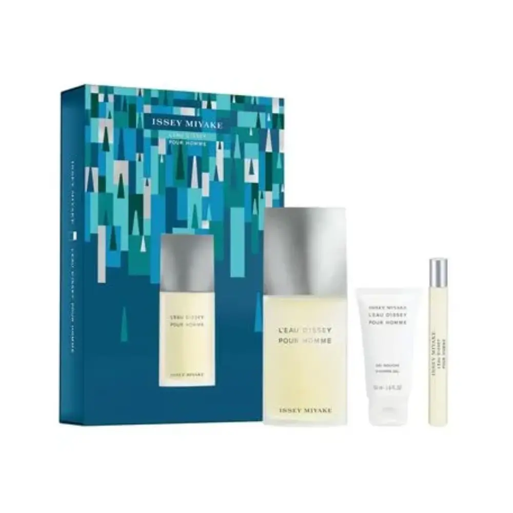 Issey Miyake L'Eau d'Issey Pour Homme Gift Set EDT 125ml + S/Gel 50ml + EDT 10ml