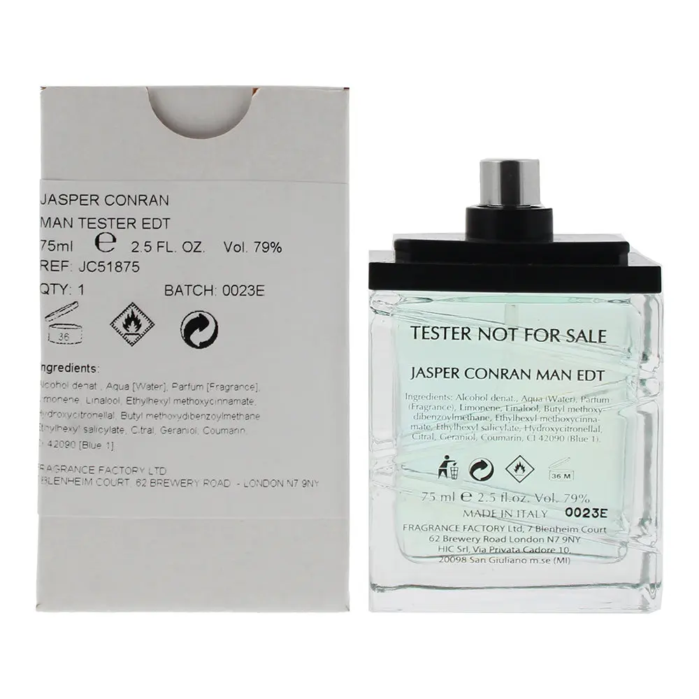 Jasper Conran Signature Man Tester Eau De Toilette 75ml