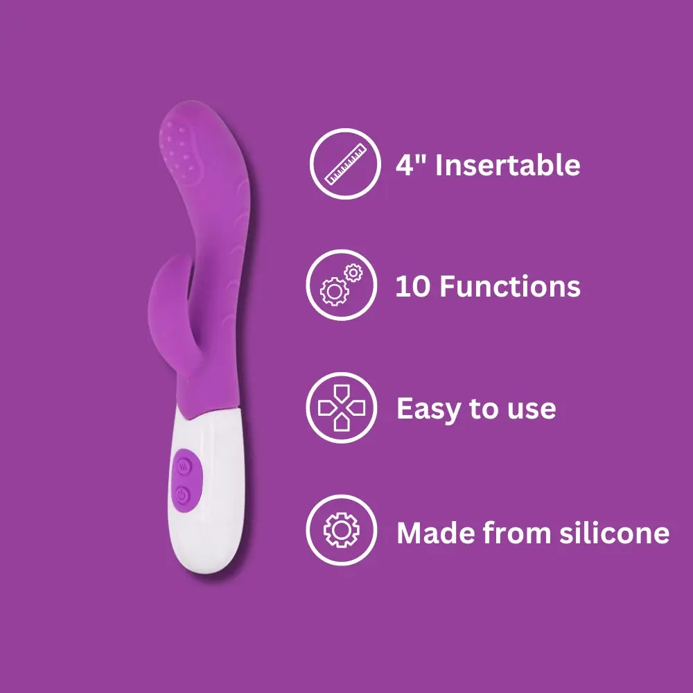 Jessica Rabbit Textured Rabbit Vibrator - Image 4