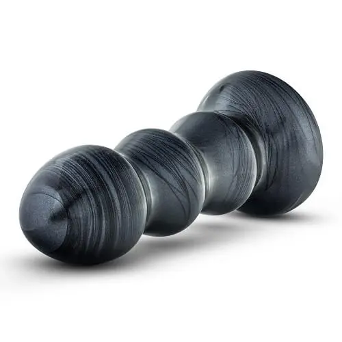 Jet Black Jack Large Ribbed Butt Anal Plug 7 inches - Image 3