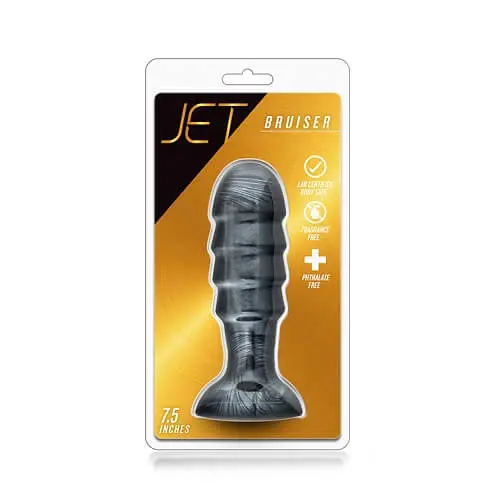 Jet Bruiser Large Ridged Butt Anal Plug 7.5 Inches - Image 2