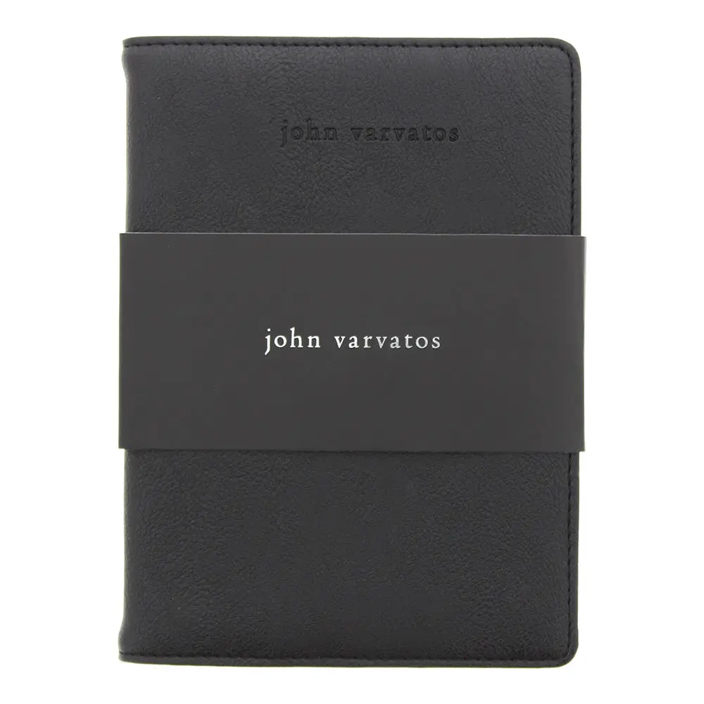 John Varvatos Black Notebook Not For Sale