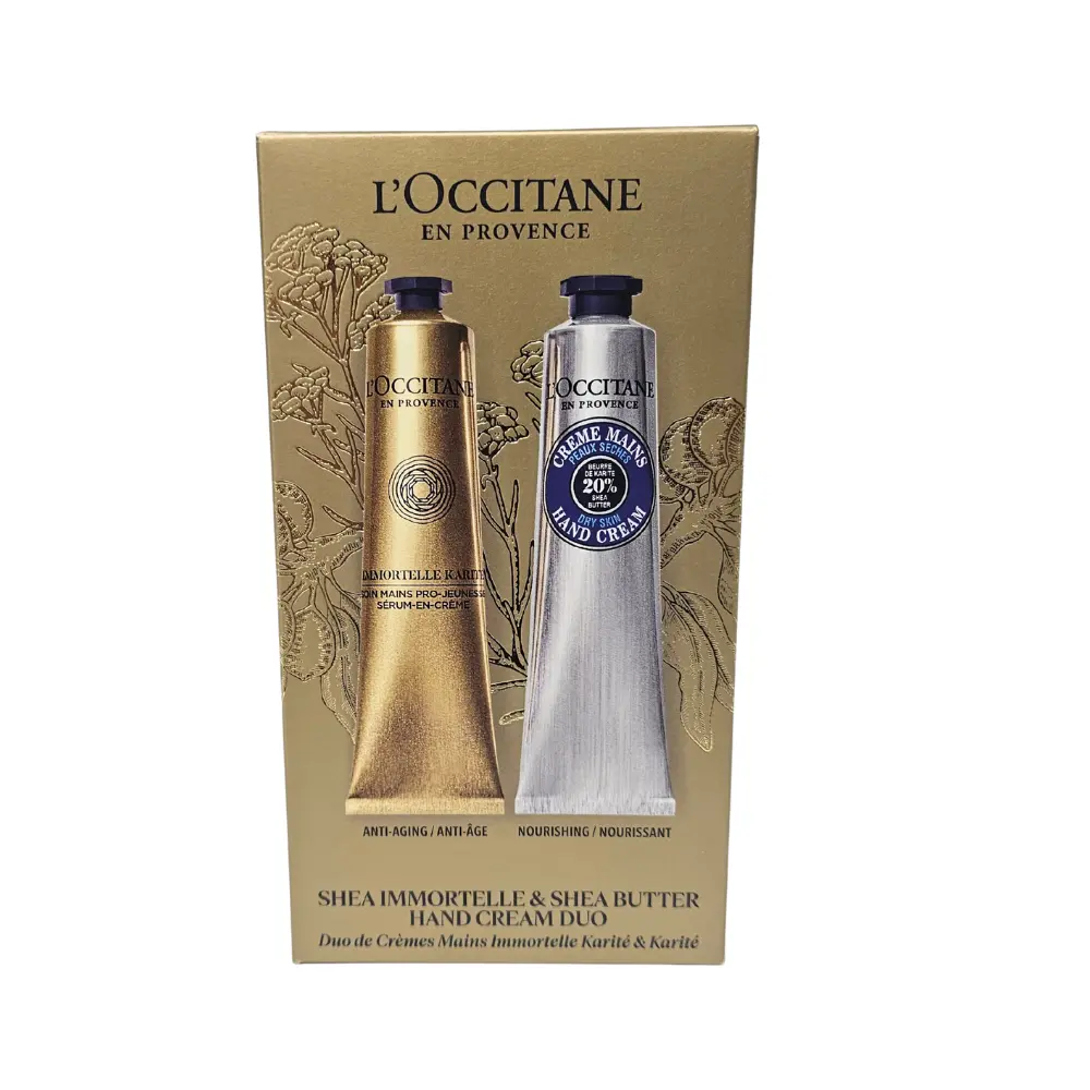 L'Occitane Shea Immortelle and Shea Butter Hand Cream Duo 2 x 75ml