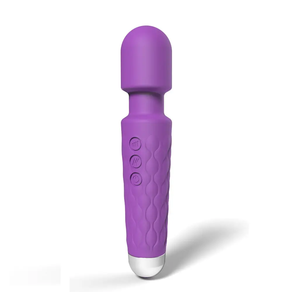 Loving Joy 20 Function Wand Vibrator Purple - Image 2