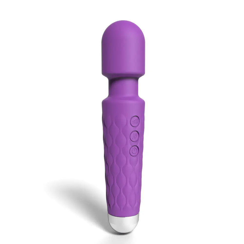 Loving Joy 20 Function Wand Vibrator Purple - Image 3