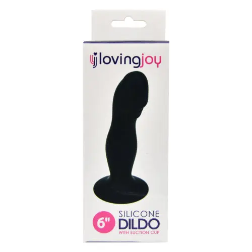 Loving Joy 6 Inch Silicone Dildo with Suction Cup - Image 8