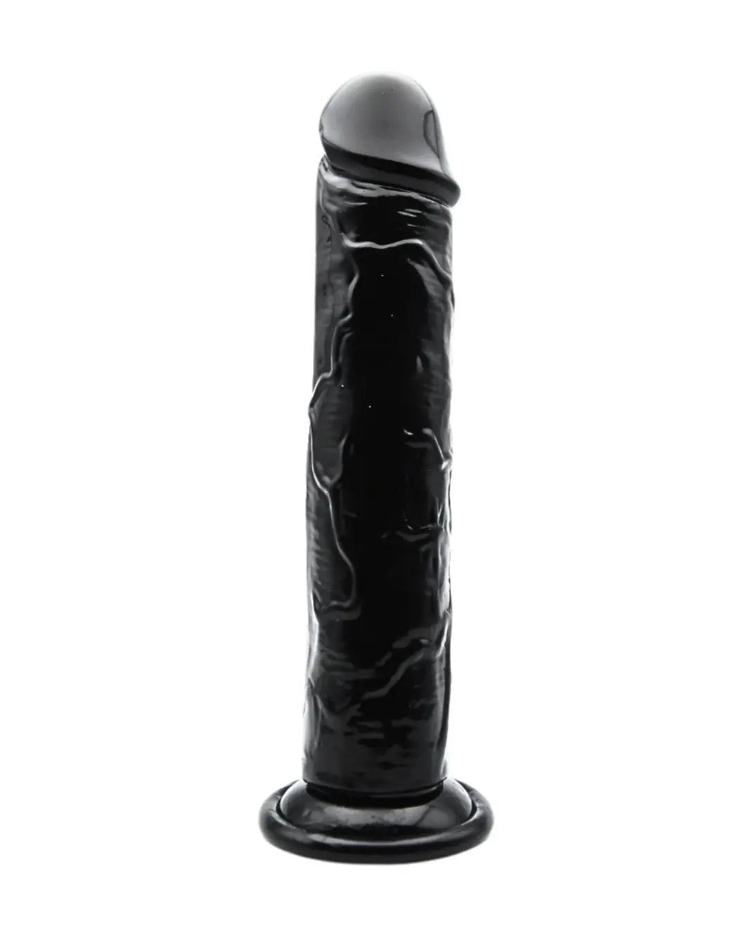 Loving Joy 9.5 Inch Suction Cup Dildo Black - Image 2