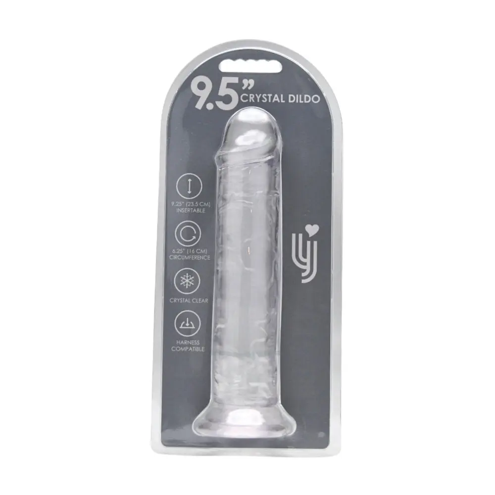 Loving Joy 9.5 Inch Suction Cup Dildo Clear - Image 5