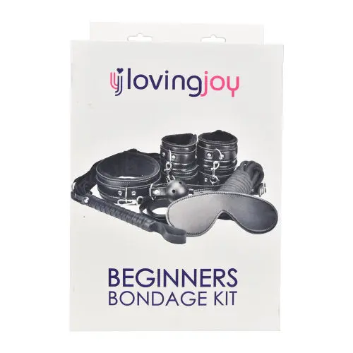 Loving Joy Beginner's Bondage Kit Black (8 Piece) - Image 9