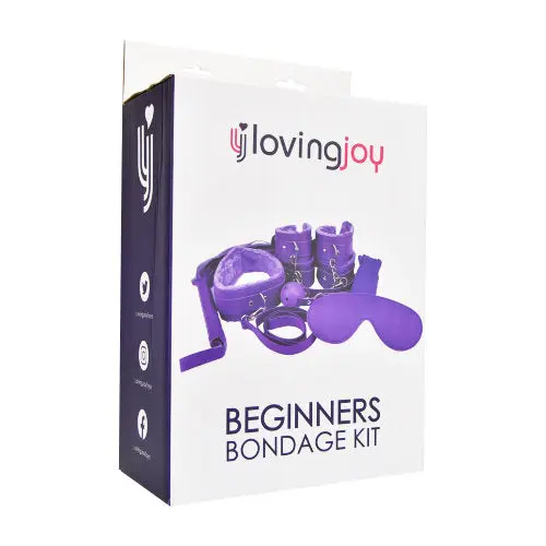 Loving Joy Beginner's Bondage Kit Purple (8 Piece) - Image 10