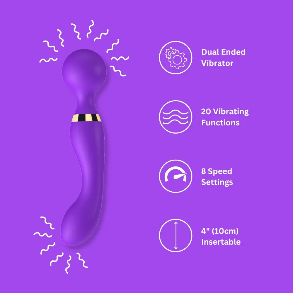 Loving Joy Dual Ended Wand Vibrator - Image 8