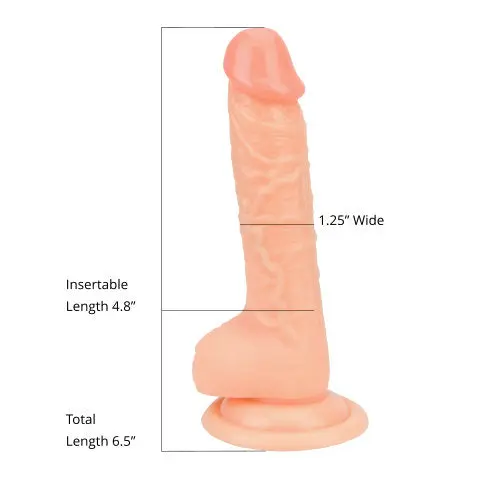 Loving Joy Realistic Dildo with Balls and Suction Cup 6 inch - Image 5