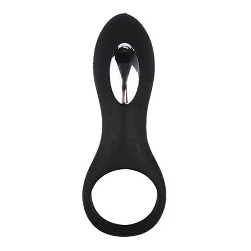 Loving Joy Rechargeable Silicone Vibrating Cock Ring - Image 3