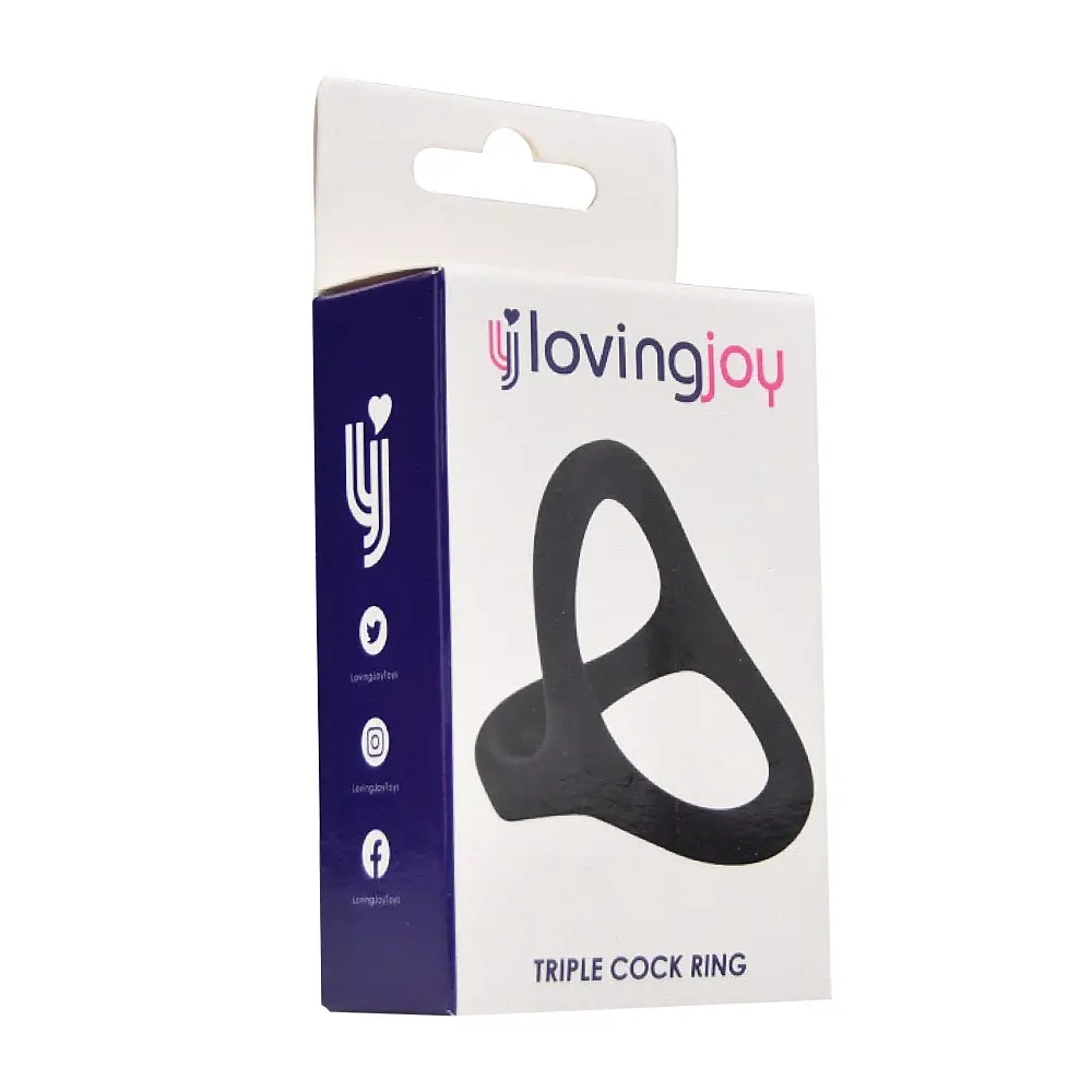 Loving Joy Silicone Triple Cock Ring - Image 5