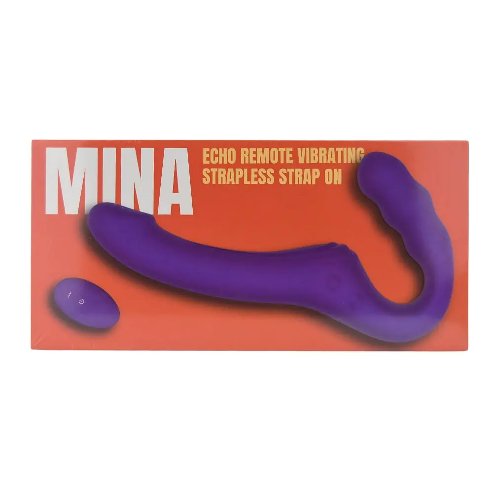 Mina Echo Remote Vibrating Strapless Strap On - Image 13