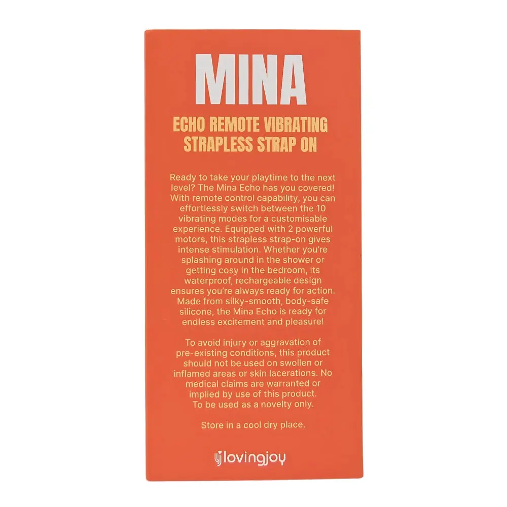 Mina Echo Remote Vibrating Strapless Strap On - Image 16