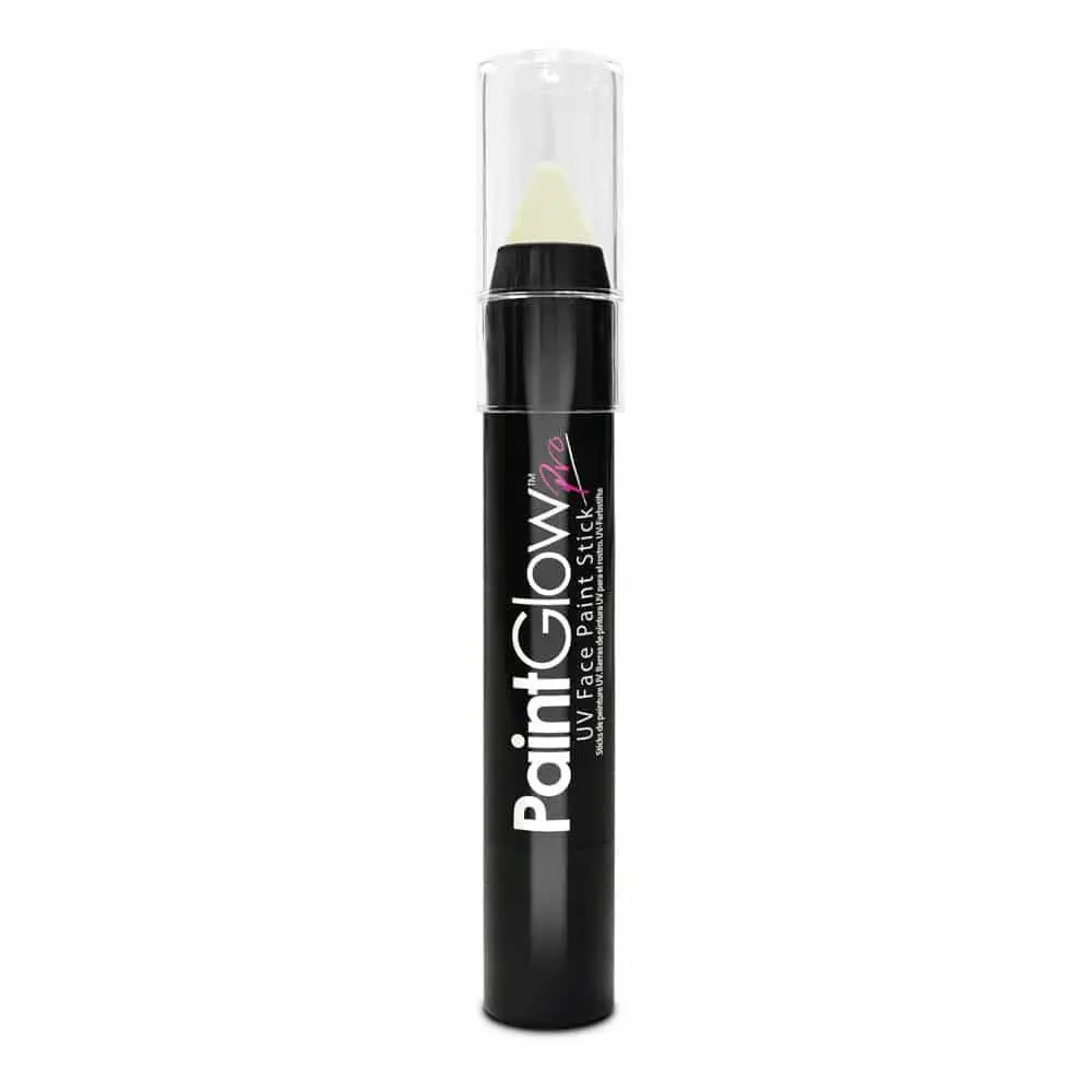 PaintGlow Pro UV Face & Body Paint Stick  - White