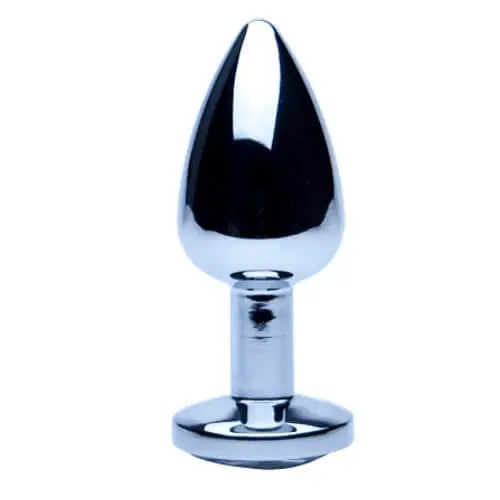 Precious Metals Silver Butt Anal Plug - Small - Image 2