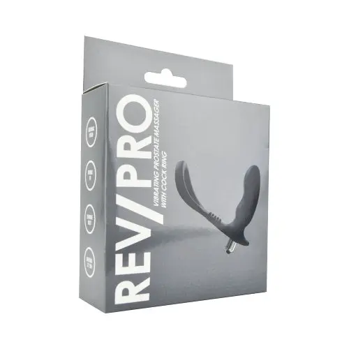 Rev-Pro Vibrating Prostate Massager with Cock Ring - Image 5