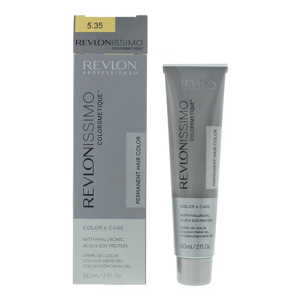 Revlon Revlonissimo Colorsmetique 5.35 Light Amber Brown Hair Colour 60ml - Image 2