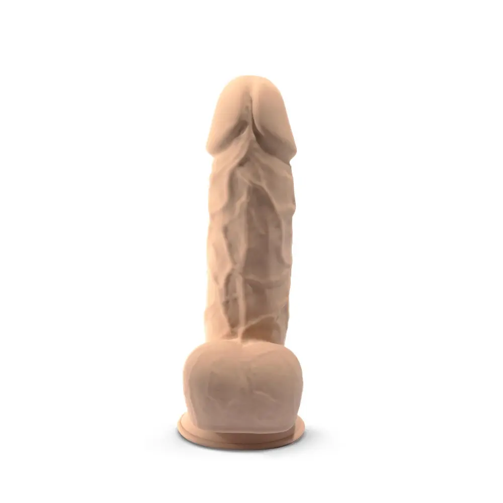 SilexD 8.5 inch Remote Controlled Vibrating Girthy Silicone Dildo - Image 3