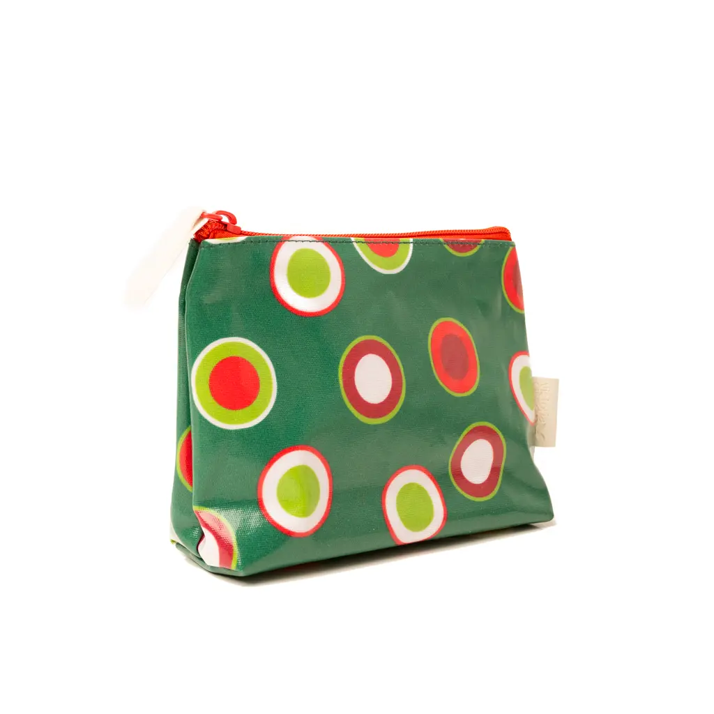 Victoria Green Small Jingle Dot Makeup Bag - Image 2