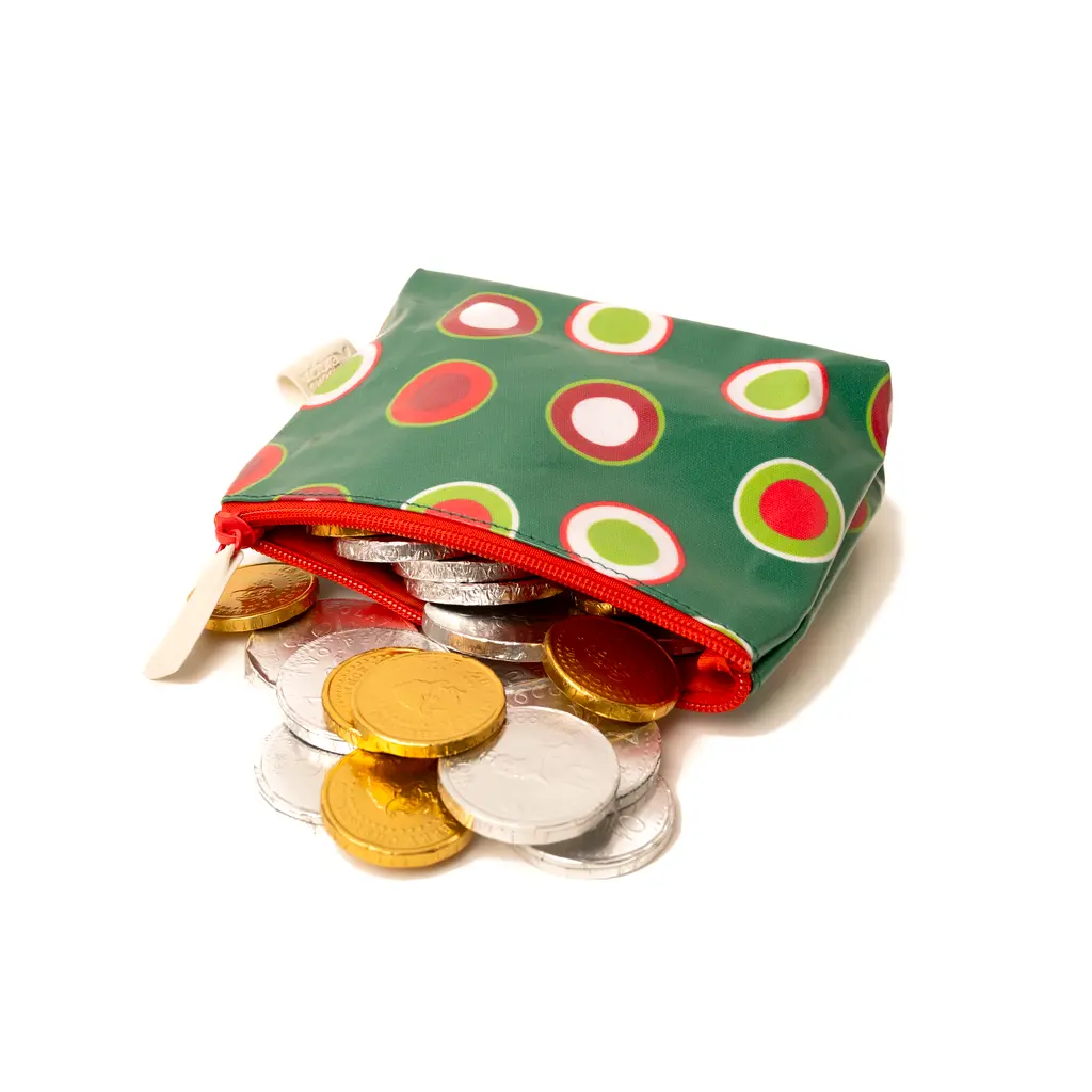 Victoria Green Small Jingle Dot Makeup Bag - Image 3