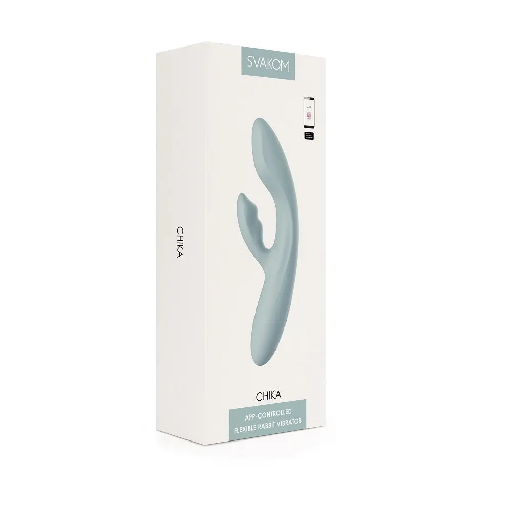 Svakom Chika App-Controlled Flexible Warming Rabbit Vibrator - Image 9
