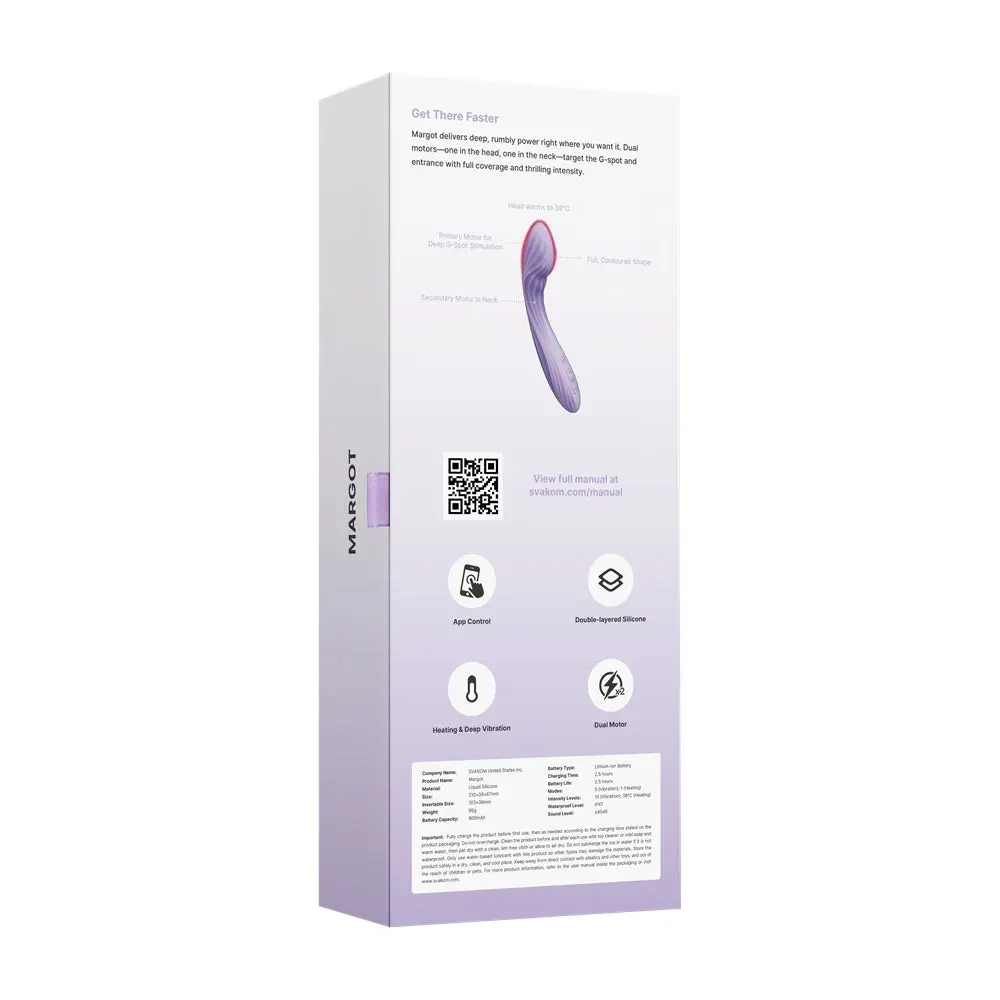 Svakom Margot G-Spot Vibrator Lilac - Image 9