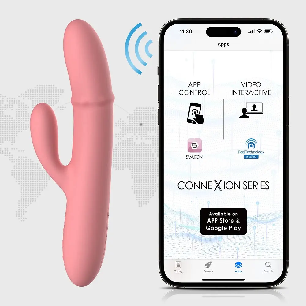 Svakom Mora Neo Interactive Rabbit Vibrator with Thrusting Beads - Image 10