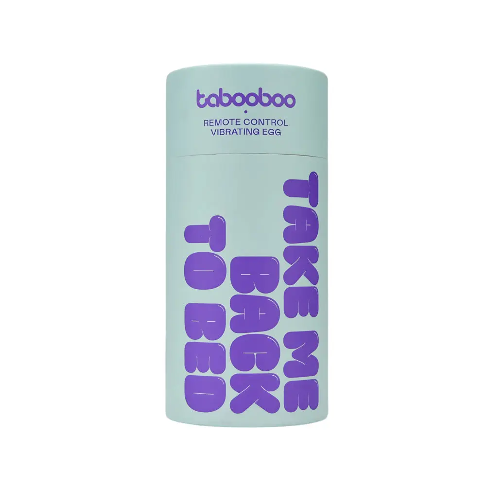 Tabooboo Take Me Back To Bed Remote Love Egg - Image 5