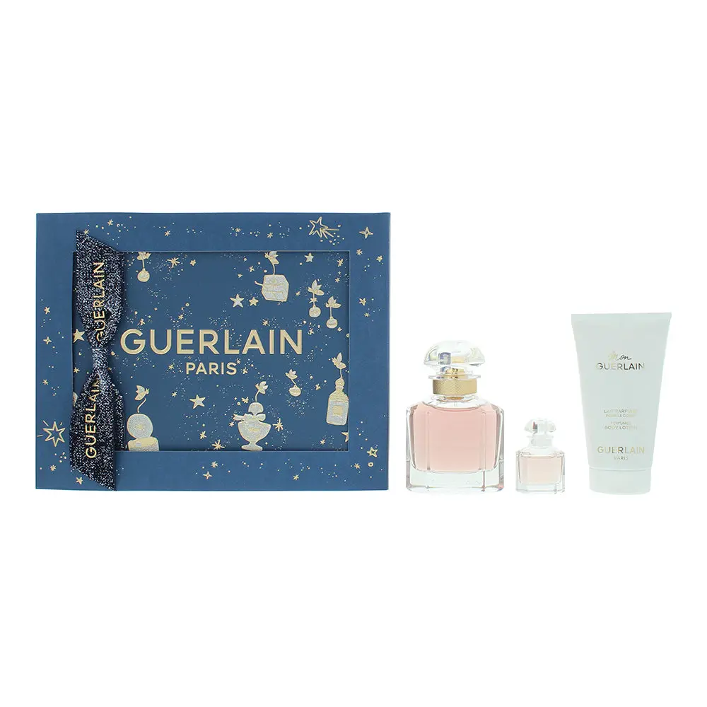 Guerlain Shalimar 3 Piece Gift Set: Eau de Parfum 50ml, Eau de Parfum 5ml - Body Lotion 50ml
