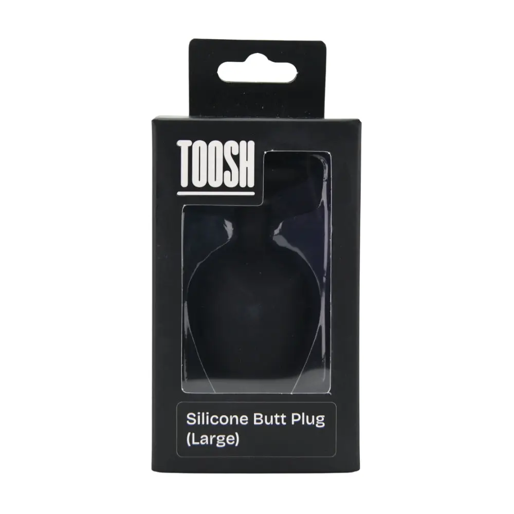 Toosh Black Silicone Butt Plug Large - Image 7