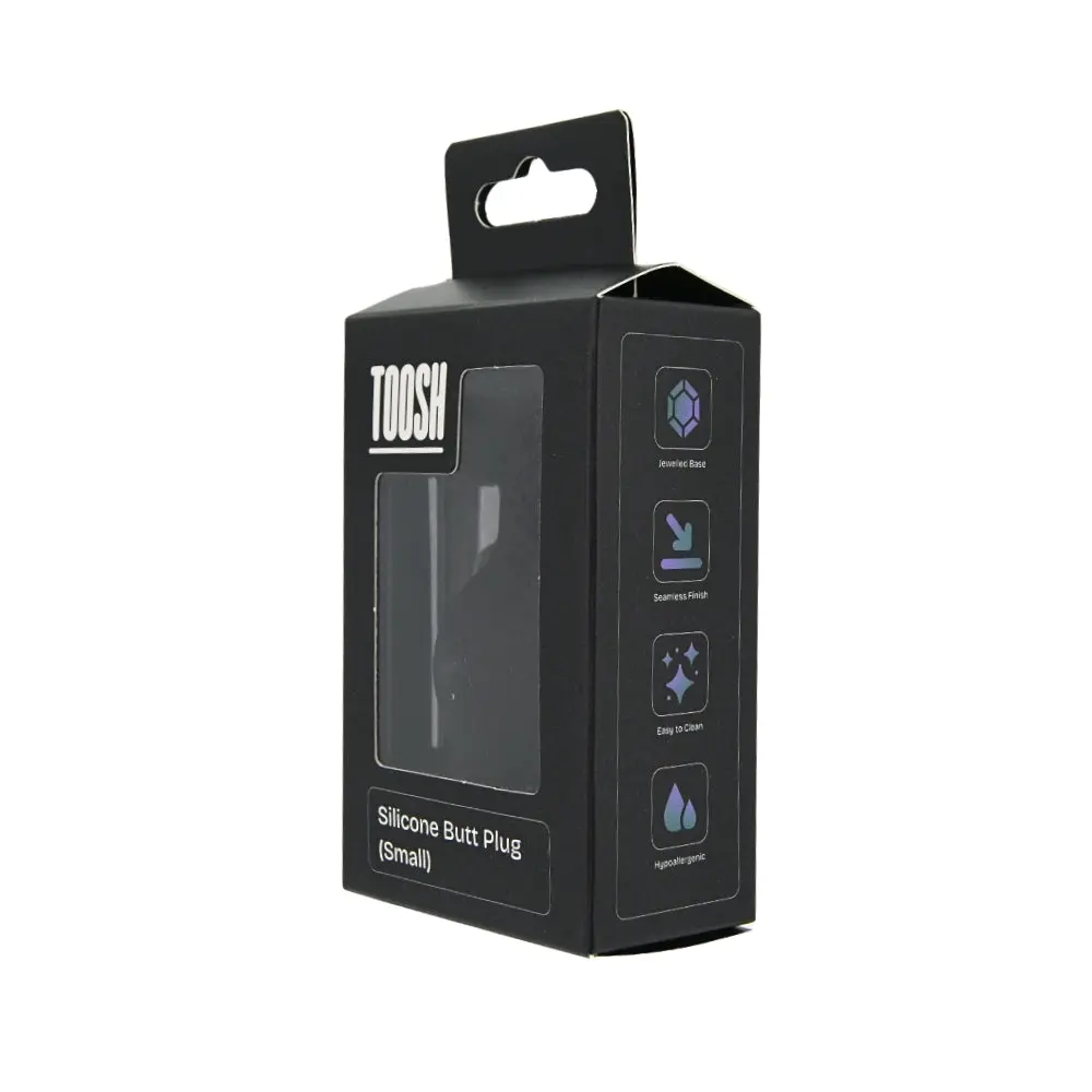 Toosh Black Silicone Butt Plug Small - Image 8