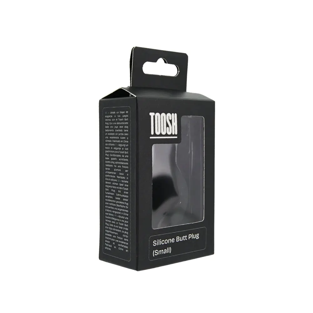 Toosh Black Silicone Butt Plug Small - Image 9