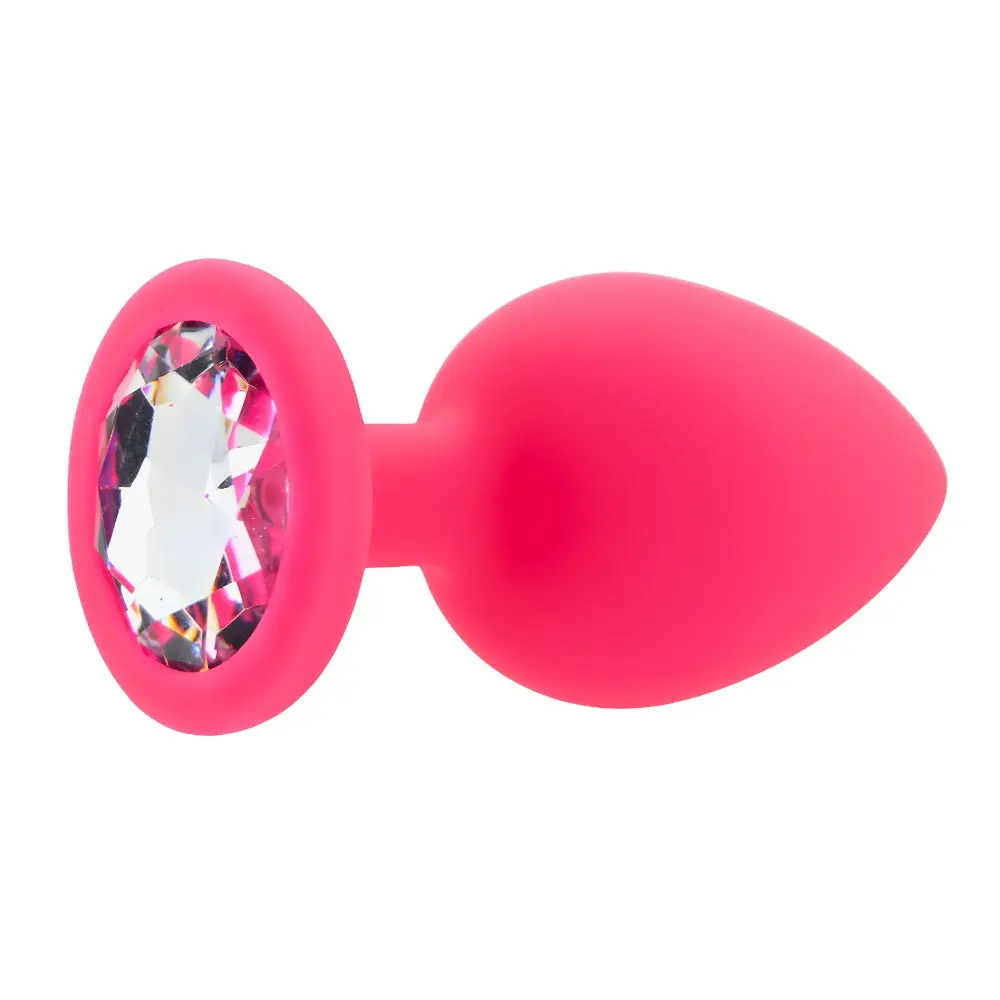 Toosh Pink Silicone Butt Plug Large - Image 3