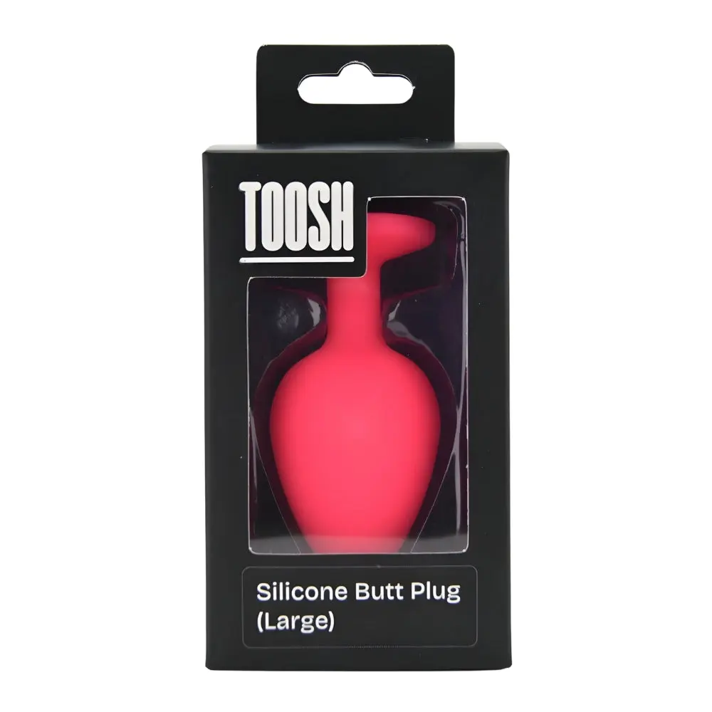 Toosh Pink Silicone Butt Plug Large - Image 7