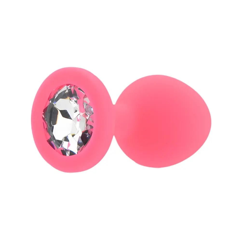 Toosh Pink Silicone Butt Plug Medium - Image 4