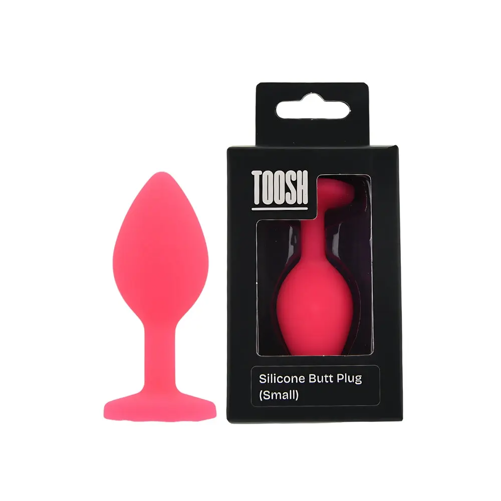 Toosh Pink Silicone Butt Plug Small - Image 7