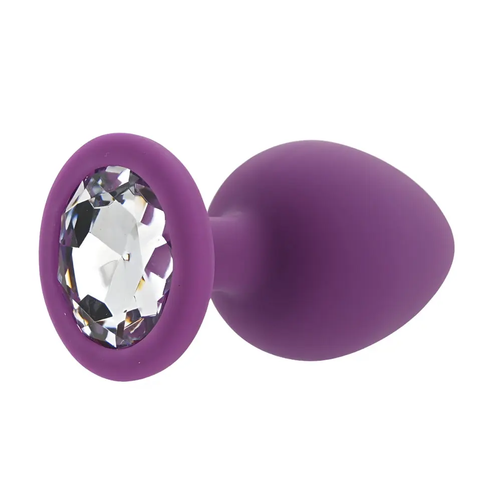 Toosh Purple Silicone Butt Plug Large - Image 3